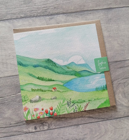 Snowdonia - Card and Coaster set