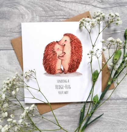 Hedge-hug - Greeting Card