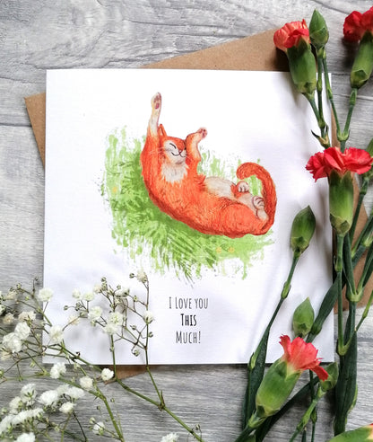 I Love You This Much! - Greeting Card
