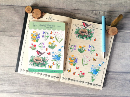 Spring Flowers - Sticker Sheet