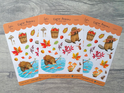 Eager Beavers - Sticker Sheet