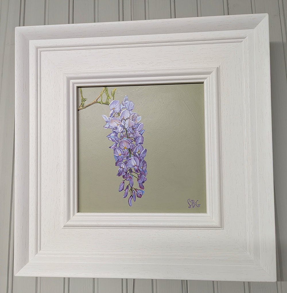 Wisteria - French Grey - Original Acrylic Artwork