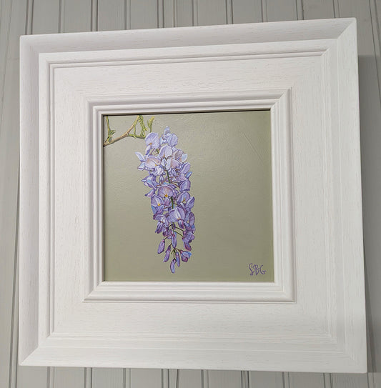 Wisteria - French Grey - Original Acrylic Artwork