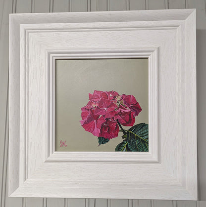 Hydrangea - French Grey - Original Acrylic Artwork