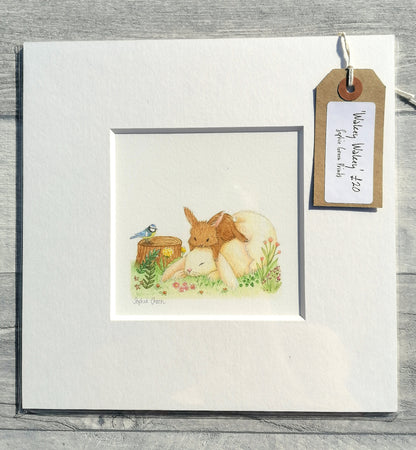 Wakey Wakey - Mounted Print