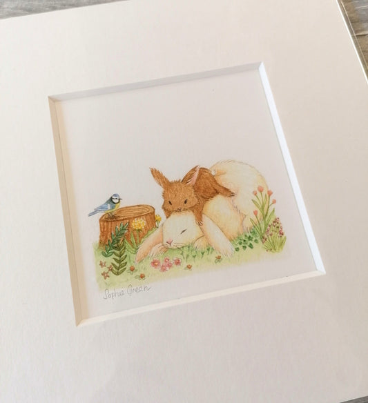 Wakey Wakey - Mounted Print