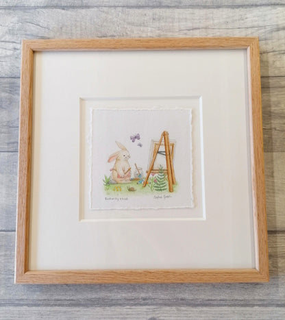 Butterfly Easel - Original Watercolour Artwork