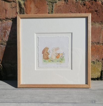 Bunny Love - Original Watercolour Artwork
