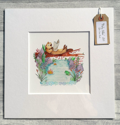 Daily Otter - Mounted Print