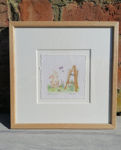 Butterfly Easel - Original Watercolour Artwork
