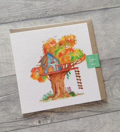 Treehouse - Greeting Card